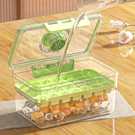 Caserola Cuburi Gheata 2in1, Forma Detasabila, Inchidere Etansa