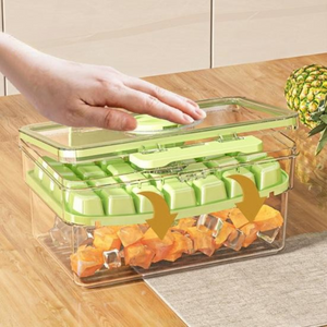 Caserola Cuburi Gheata 2in1, Forma Detasabila, Inchidere Etansa