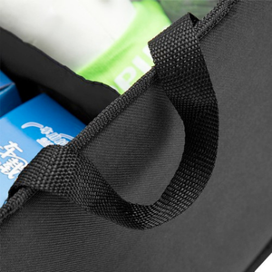 Organizator Auto Portbagaj, 3 Compartimente, Pliabil, 37x52cm, Negru