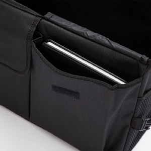 Organizator Auto Portbagaj, 3 Compartimente, Pliabil, 37x52cm, Negru
