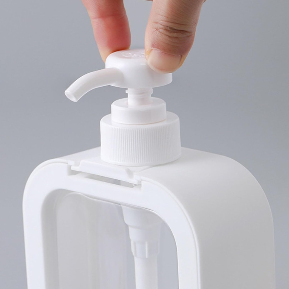 Liquid Soap Dispenser, 500ml Capacity, Universal, 19cm, Transparent