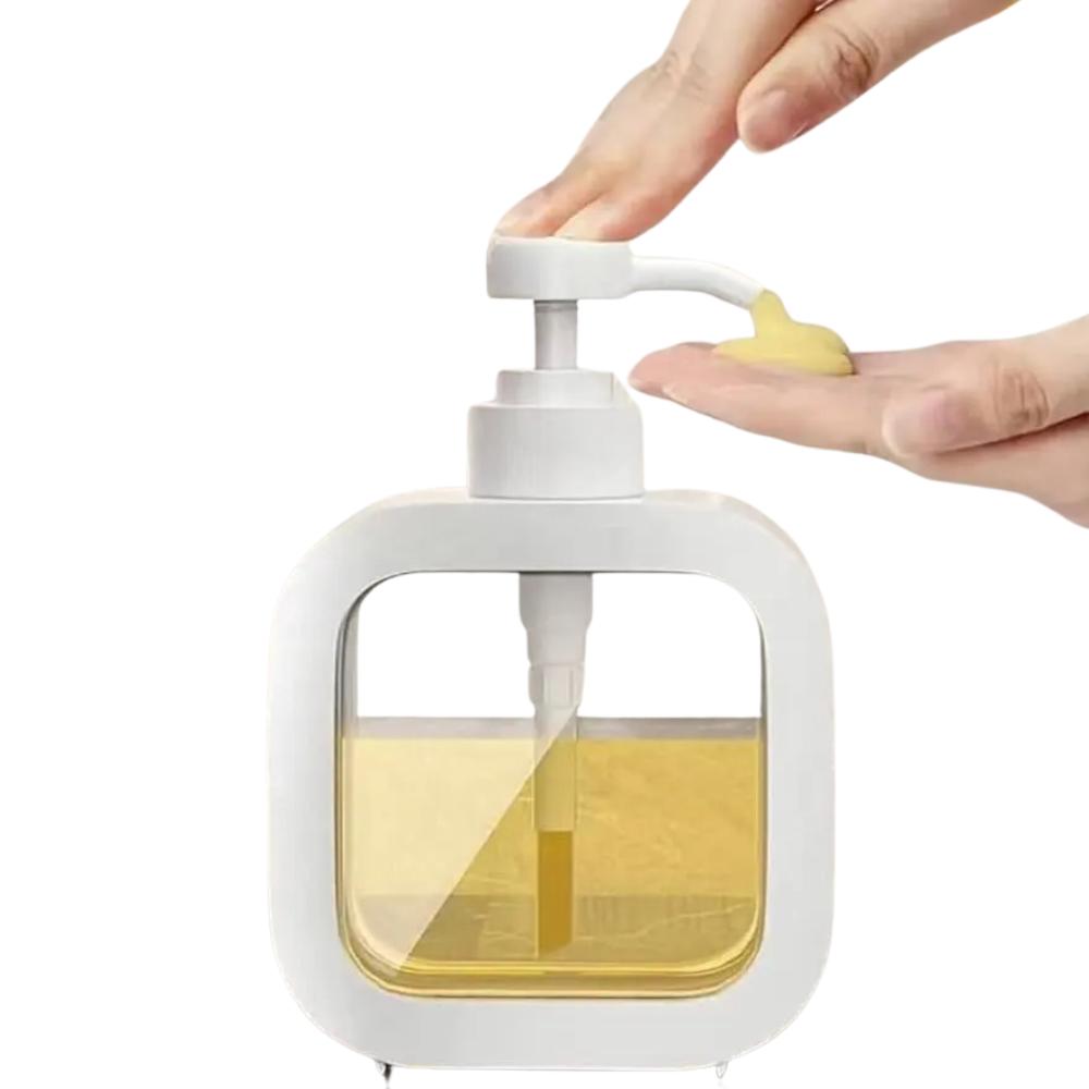 Liquid Soap Dispenser, 500ml Capacity, Universal, 19cm, Transparent