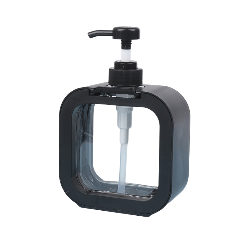 Liquid Soap Dispenser, 500ml Capacity, Universal, 19cm, Transparent