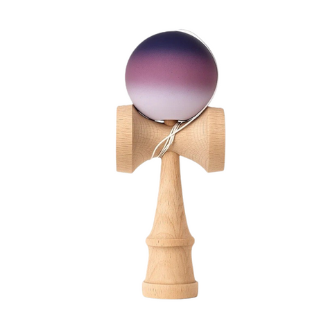 Kendama Original Profesional, Model Gradient, 18cm, din Lemn, Joc Interactiv, Copii si Adulti