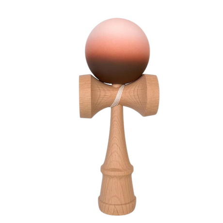 Kendama Original Profesional, Model Gradient, 18cm, din Lemn, Joc Interactiv, Copii si Adulti