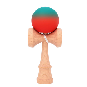 Kendama Original Profesional, Model Gradient, 18cm, din Lemn, Joc Interactiv, Copii si Adulti