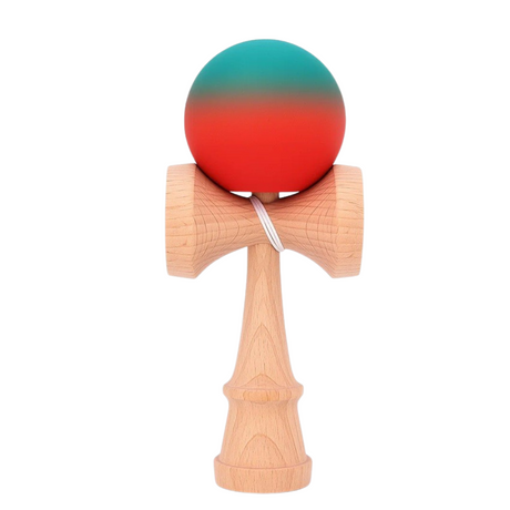 Kendama Original Profesional, Model Gradient, 18cm, din Lemn, Joc Interactiv, Copii si Adulti