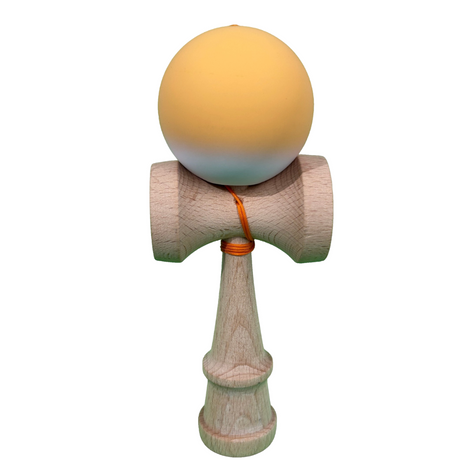 Jucarie Interactiva Kendama, Model Gradient, din Lemn, 18cm