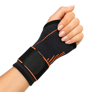 Orteza Incheietura cu Suport Deget, Curea Ajustabila, Confortabil de Purtat, Prindere Velcro