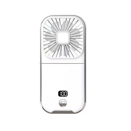 Mini Ventilator Portabil, 3 Viteze, 3000mAh, Suport Telefon, Pliabil, Incarcare USB