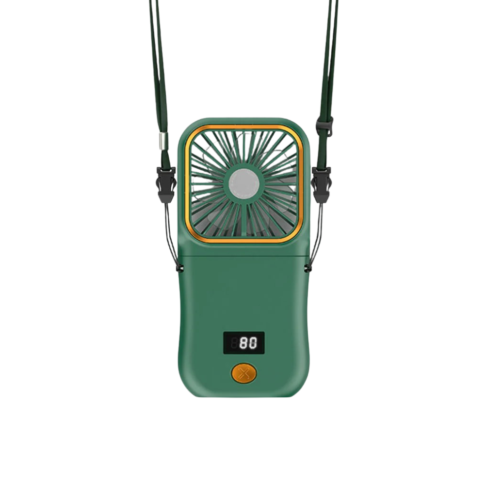 Mini Ventilator Portabil, 3 Viteze, 3000mAh, Suport Telefon, Pliabil, Incarcare USB