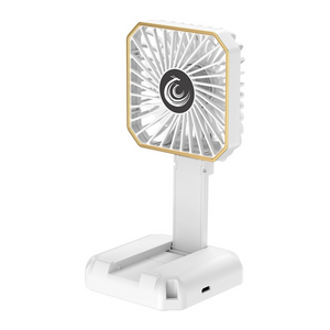Mini Ventilator Portabil, 3 Viteze, Autonomie 3h, Suport Telefon, Pliabil, Incarcare USB