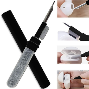 Kit 3in1 Curatare Casti, Tip Stilou, Perie Moale, Varf Metalic