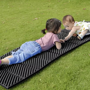 Saltea Camping, Pliabila, Izolare Termica, Portabila, Waterproof, Izopren, Picnic/Pescuit/Drumetii, 180 x 60 cm, Negru, Albastru