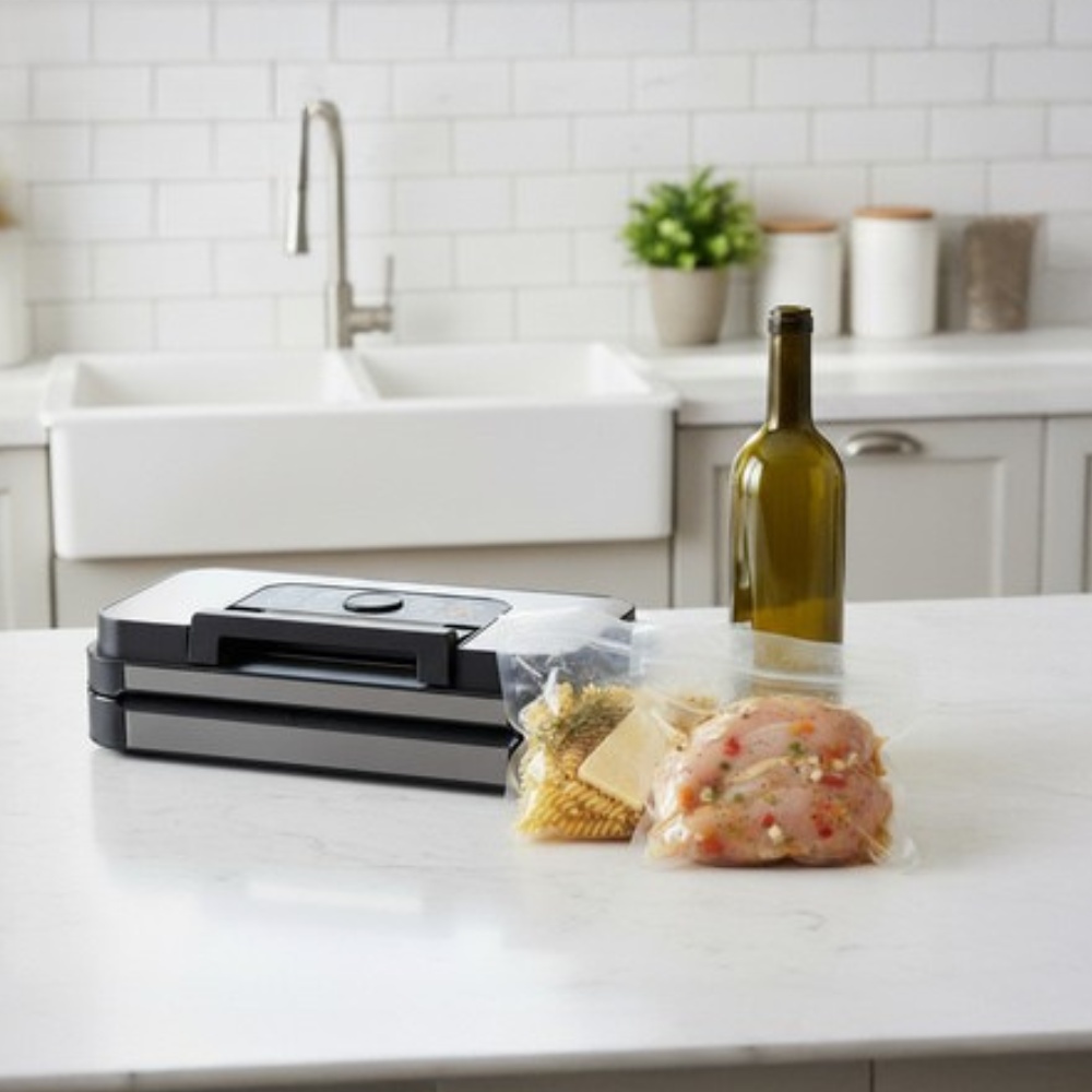 Aparat Vidat si Sigilat Alimente, 125W, 95kpa, Rola Folie Inclusa