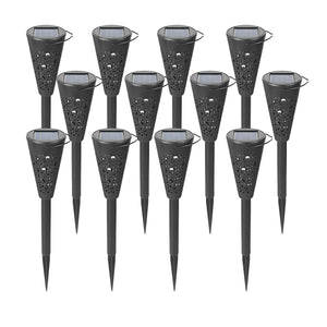 Set 12 Lampi Solare Torta, Lumina Alb Rece, Autonomie 8 ore, Fixare in Pamant, 30mAh