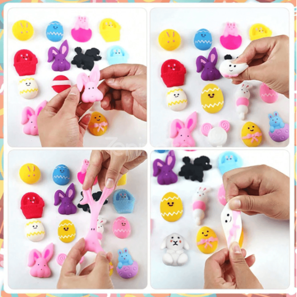 Set Jucarii Senzoriale, Squishy Mushy, Model de Paste, Anti-stres, Anti-anxietate, Material Moale, Multicolor