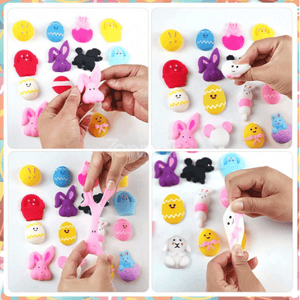 Set Jucarii Senzoriale, Squishy Mushy, Model de Paste, Anti-stres, Anti-anxietate, Material Moale, Multicolor