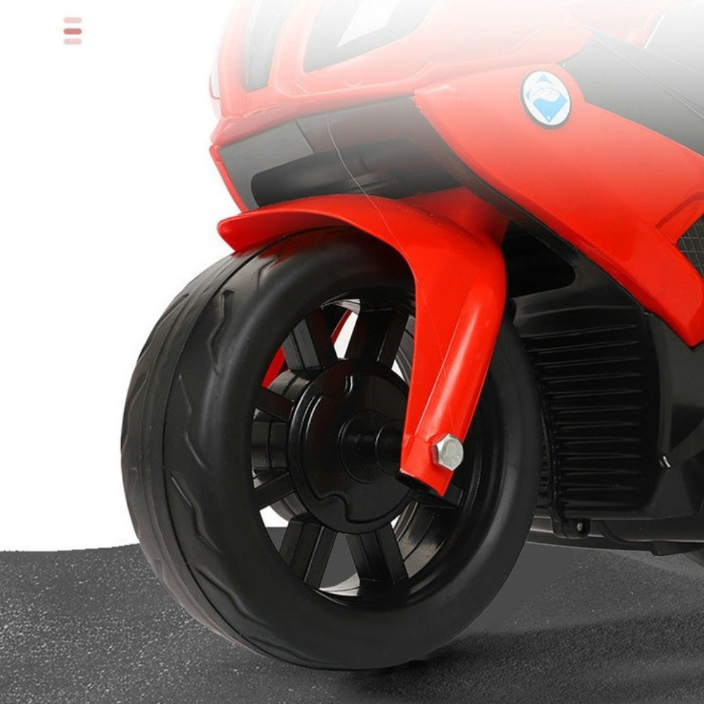 Motocicleta Electrica, Functie Anti-Rasturnare, Lumini si Muzica, cu Acumulator, Copii 1-4 Ani
