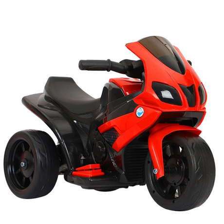 Electric Motorcycle with Remote Control, Anti-Tipper Function, Lights and Music, with Battery, Children 1-4 Years Old