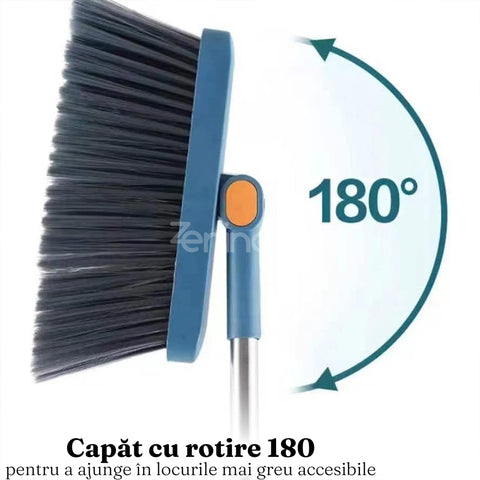 Set Curatenie, Matura, Faras cu Coada,  Pentru Uz Casnic, Plastic/Otel, Durabil, Rezistent, 96.5cm/91cm