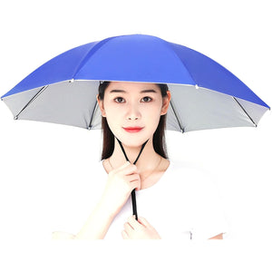 Umbrela de Cap, Snur Reglabil, Protectie Uv, Diametru 69cm