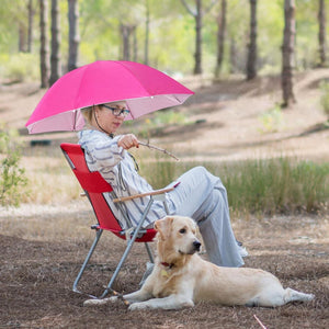 Umbrela de Cap, Snur Reglabil, Protectie Uv, Diametru 69cm