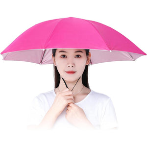 Umbrela de Cap, Snur Reglabil, Protectie Uv, Diametru 69cm