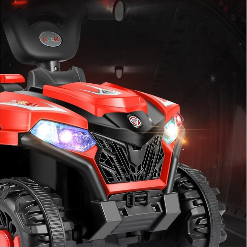 Electric ATV Car, Anti-Tipper Function, Lights and Music, 2-5 Years 