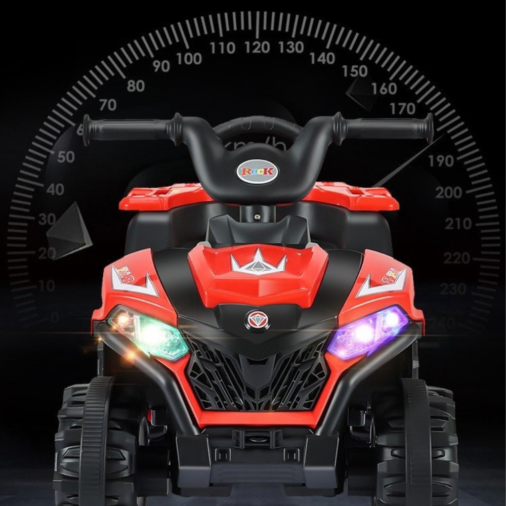 Electric ATV Car, Anti-Tipper Function, Lights and Music, 2-5 Years 