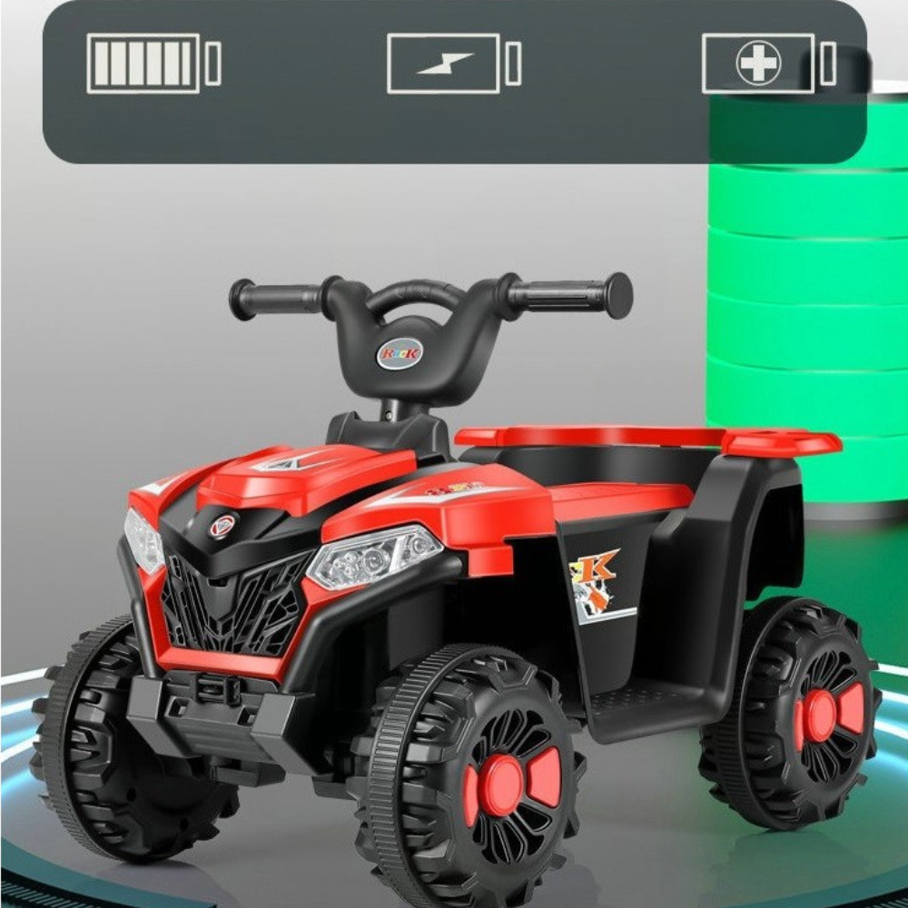 Masinuta Electrica Tip ATV, Functie Anti-Rasturnare, Lumini si Muzica, 2-5 Ani