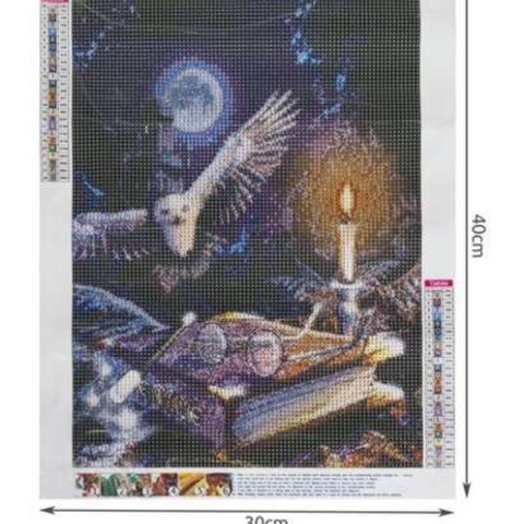 Kit Broderie cu Diamante Rotunde, 5D, Dimensiune Tablou 30x40cm, Mozaic, Multicolor