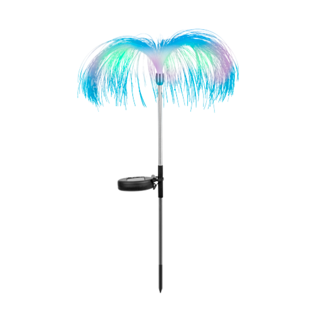 Solar Lamp Medusa, 8-hour autonomy, RGB, Resistant, IP65, Ground fixing, 600mAh, Multicolor, 80 cm