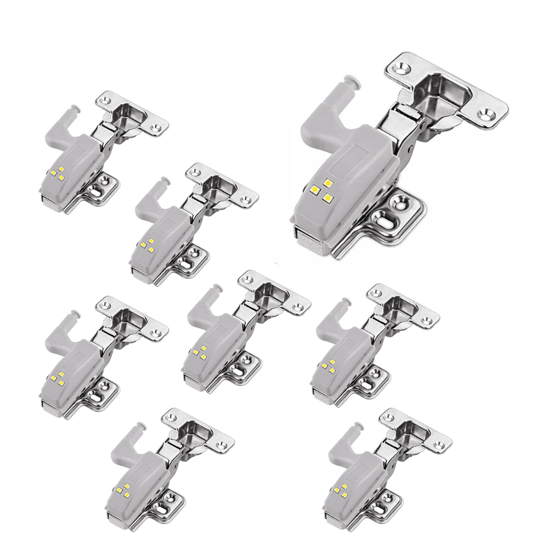 Set Carcasa Balamale cu Led, Luminare Puternica, Montare Usoara, Instalare Rapida, Iluminare Automata, Economisire Energie, Universal