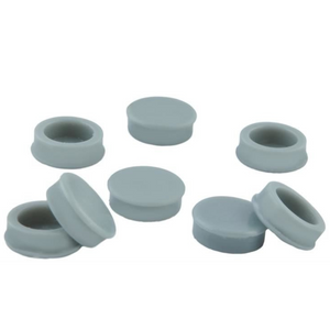 Set 8 Role Cabina de  Dus, Marime Universala,  Schimbare Usoara, Superior 24x47mm, Inferior 24x34mm, Gri