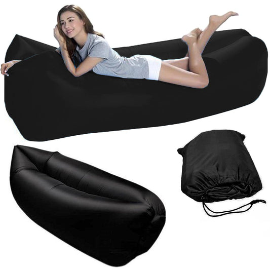 Saltea Gonflabila Zenino - Pentru Plaja, Gradina, Casa, Material Rezistent, Sac Depozitare, Confortabil, Usor de Folosit, 220x70cm