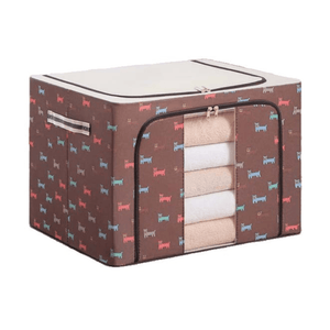 Cutie de Depozitare, Pliabil, Capacitate 24L-100L, Material Textil, cu Fermoar, Culori Diferite